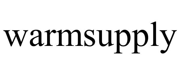 Trademark Logo WARMSUPPLY