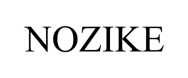 Trademark Logo NOZIKE