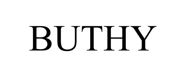 Trademark Logo BUTHY