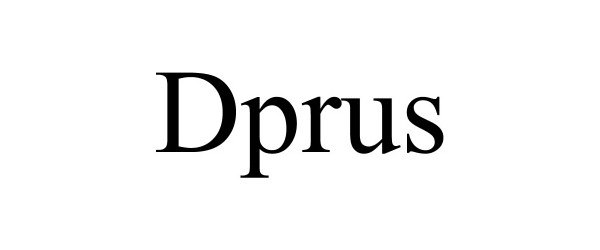 Trademark Logo DPRUS