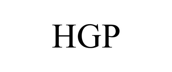 Trademark Logo HGP
