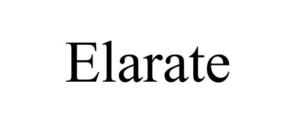 Trademark Logo ELARATE