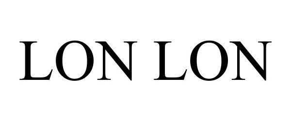 Trademark Logo LON LON