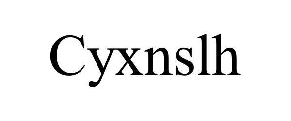 Trademark Logo CYXNSLH