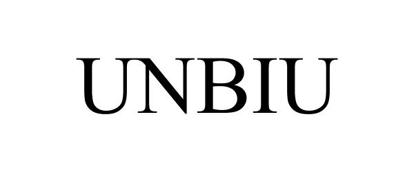 Trademark Logo UNBIU