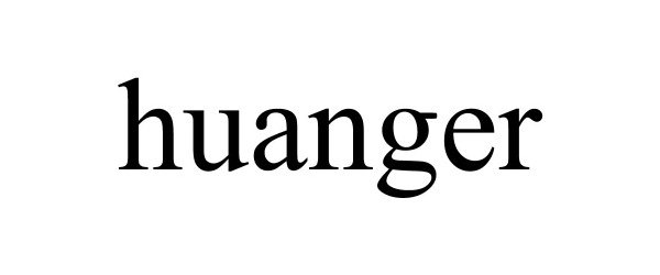Trademark Logo HUANGER