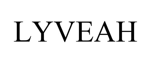 Trademark Logo LYVEAH