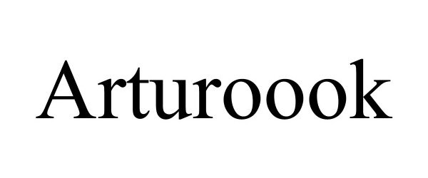 Trademark Logo ARTUROOOK