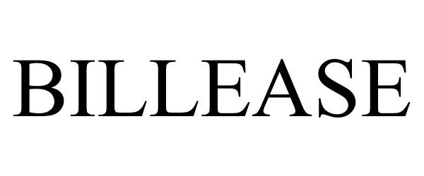 Trademark Logo BILLEASE