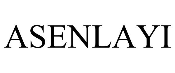 Trademark Logo ASENLAYI