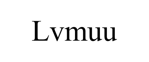 Trademark Logo LVMUU