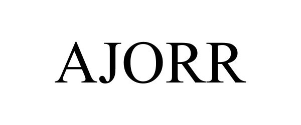 Trademark Logo AJORR