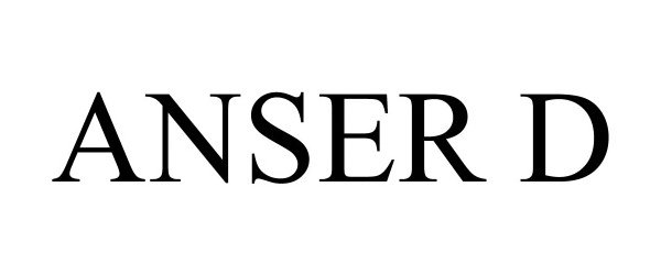 Trademark Logo ANSER D