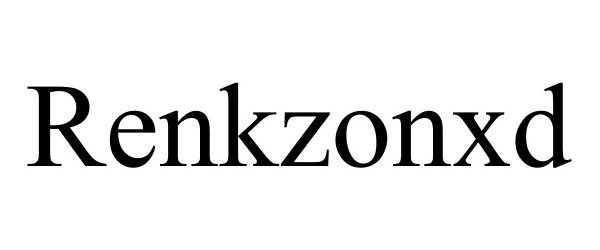 Trademark Logo RENKZONXD