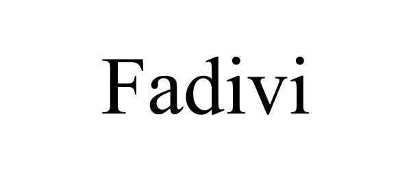 Trademark Logo FADIVI