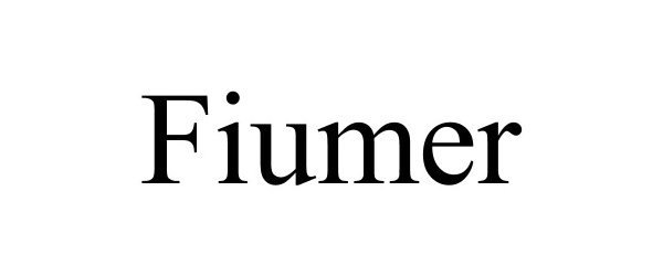 Trademark Logo FIUMER