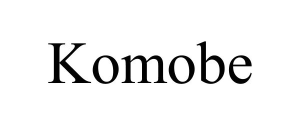 Trademark Logo KOMOBE