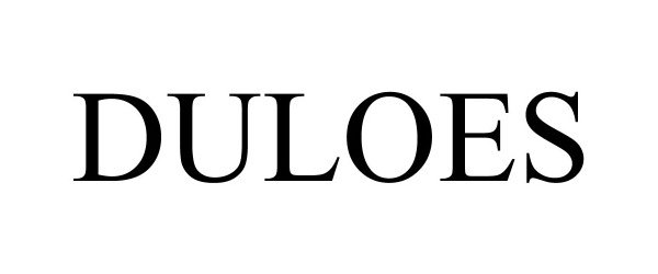 Trademark Logo DULOES