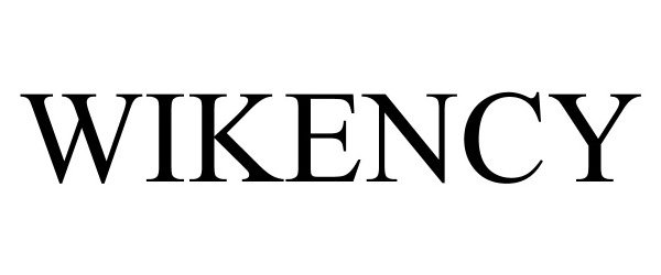 Trademark Logo WIKENCY