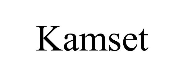 Trademark Logo KAMSET