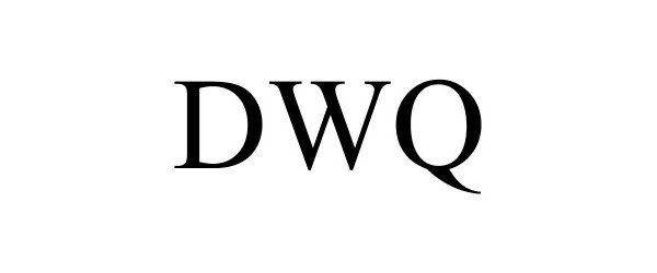 Trademark Logo DWQ