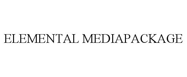 Trademark Logo ELEMENTAL MEDIAPACKAGE
