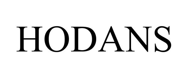 Trademark Logo HODANS