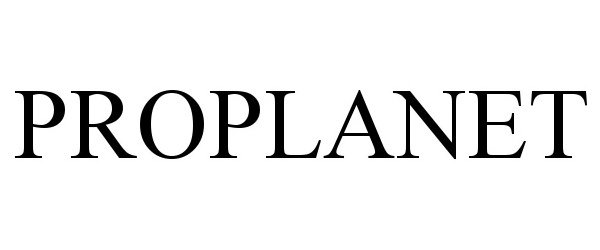 Trademark Logo PROPLANET