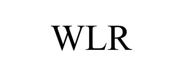 Trademark Logo WLR