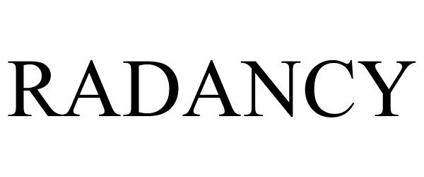 Trademark Logo RADANCY