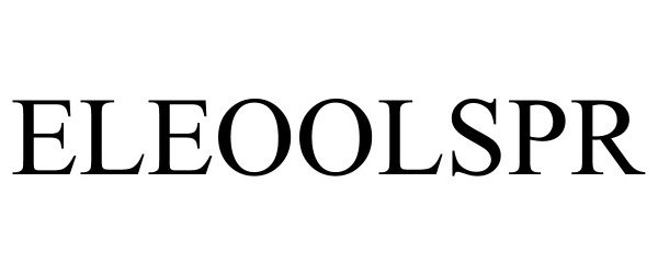 Trademark Logo ELEOOLSPR