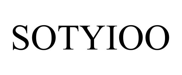 Trademark Logo SOTYIOO