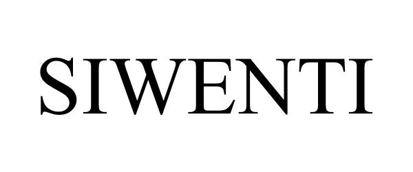 Trademark Logo SIWENTI
