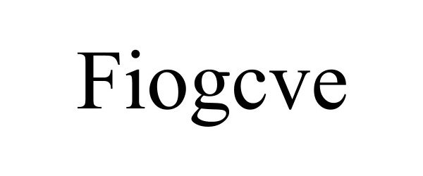  FIOGCVE