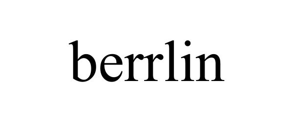 Trademark Logo BERRLIN