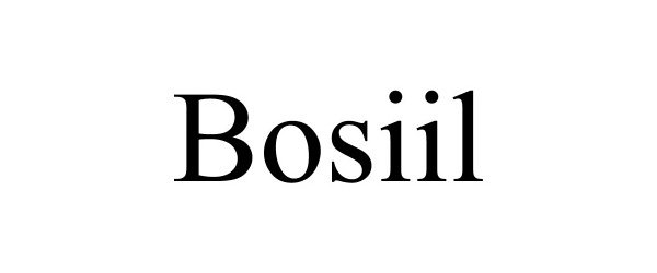 Trademark Logo BOSIIL