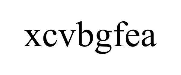 Trademark Logo XCVBGFEA