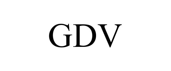 Trademark Logo GDV