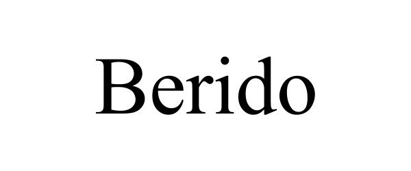 Trademark Logo BERIDO