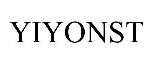 Trademark Logo YIYONSTC