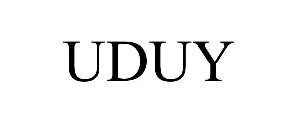 Trademark Logo UDUY