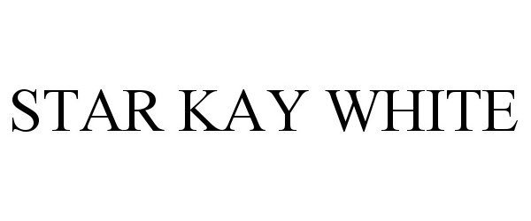 Trademark Logo STAR KAY WHITE