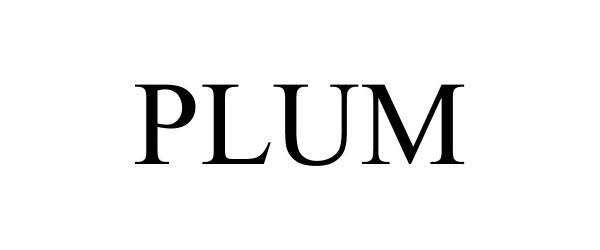 Trademark Logo PLUM