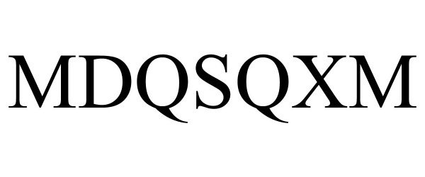 Trademark Logo MDQSQXM