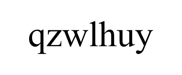 Trademark Logo QZWLHUY