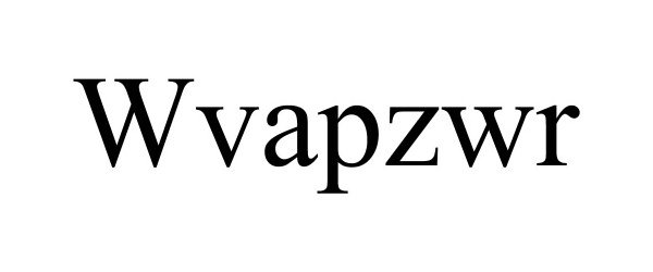 Trademark Logo WVAPZWR