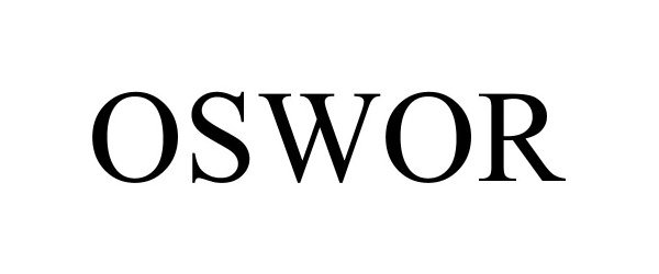Trademark Logo OSWOR