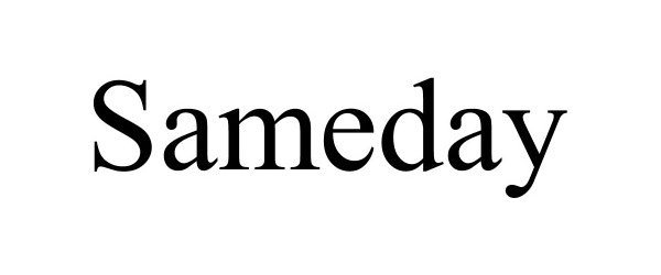 Trademark Logo SAMEDAY