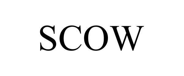 Trademark Logo SCOW