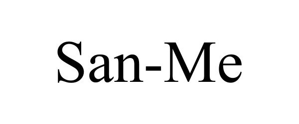 Trademark Logo SAN-ME